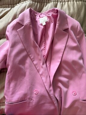H&M Double-Breasted Women's Blazer Jacket
